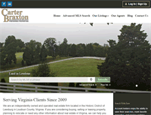 Tablet Screenshot of carterbraxtonproperties.com